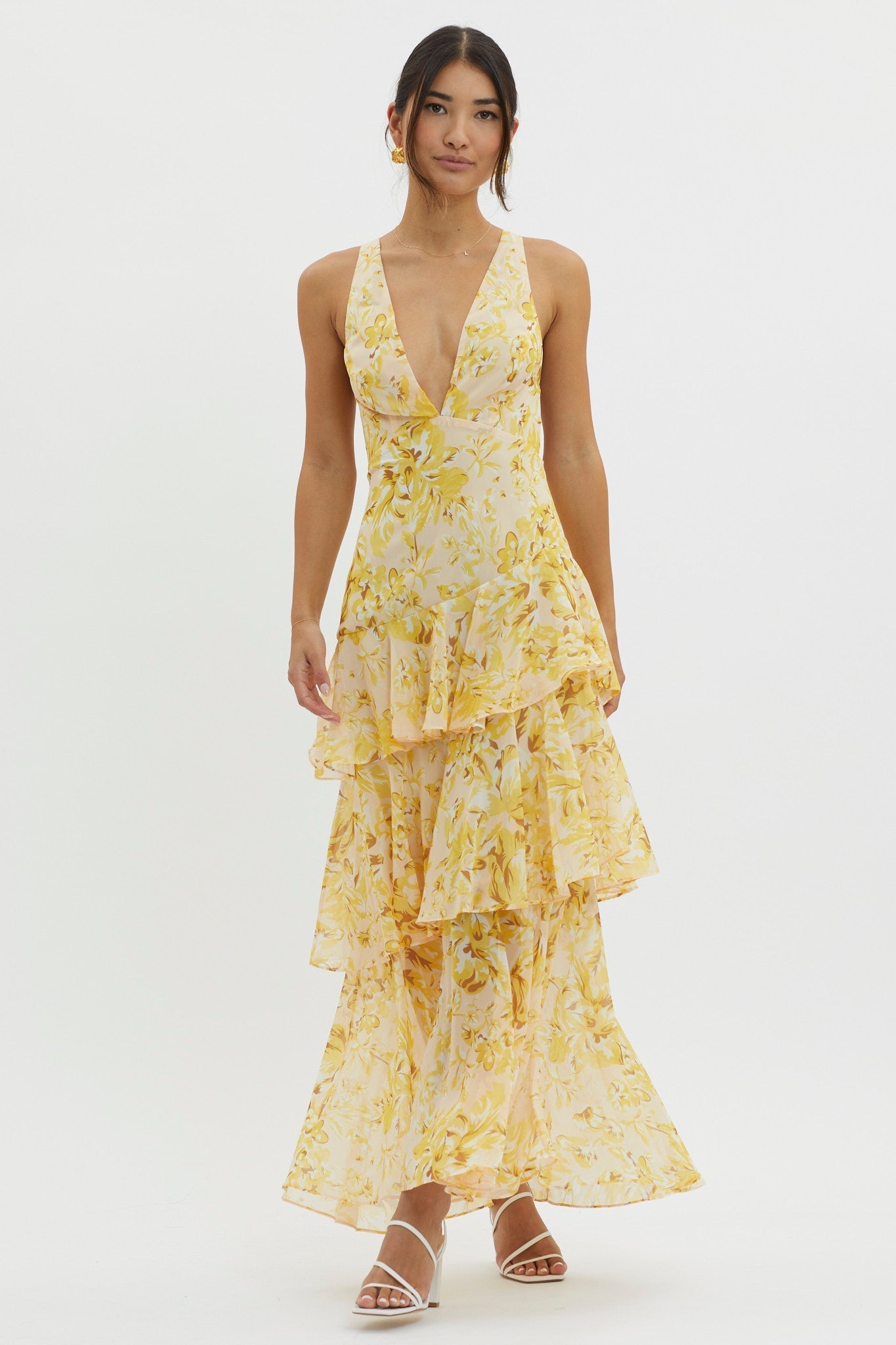 Faye™ - Bloom Shift Midi Jurk