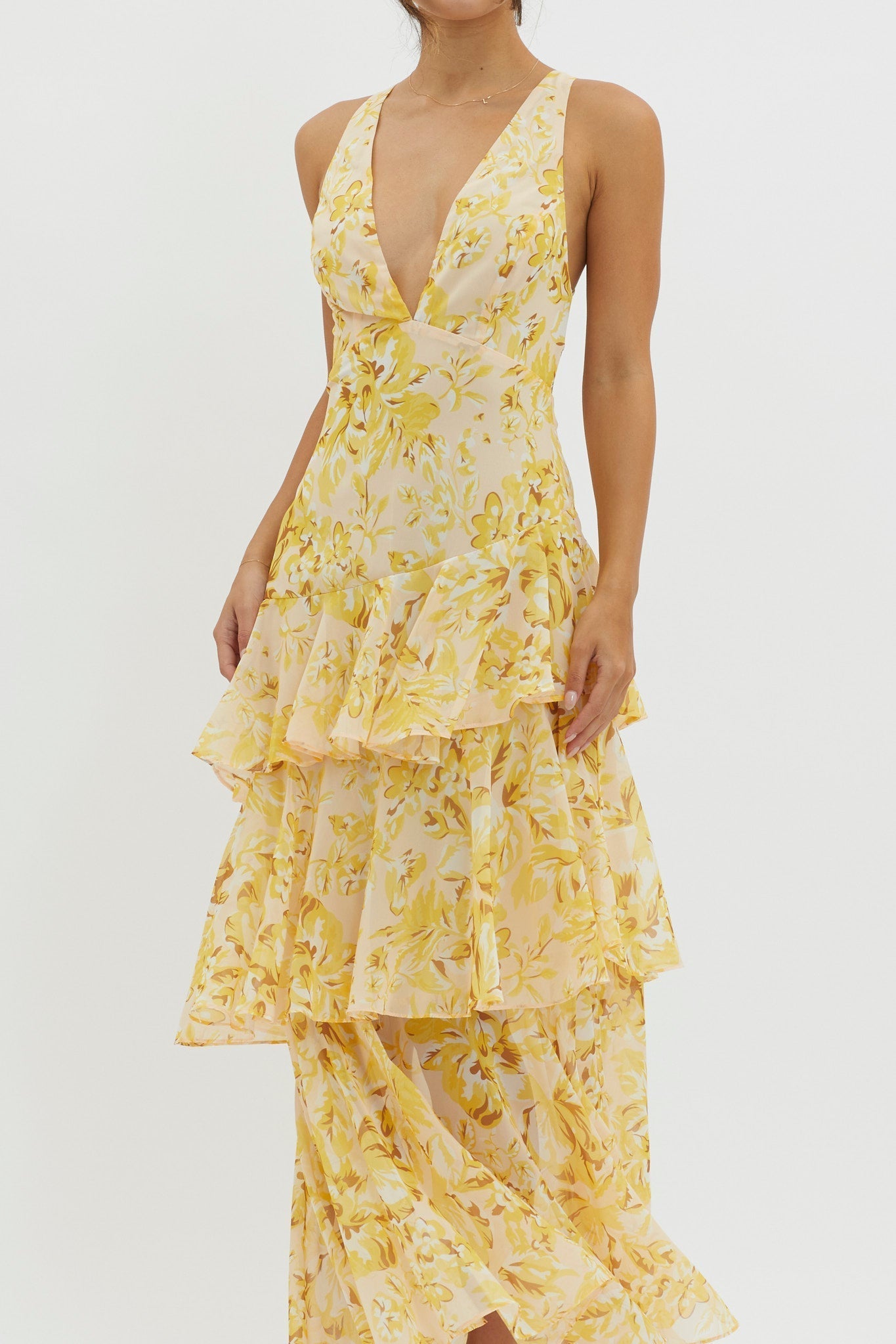Faye™ - Bloom Shift Midi Jurk