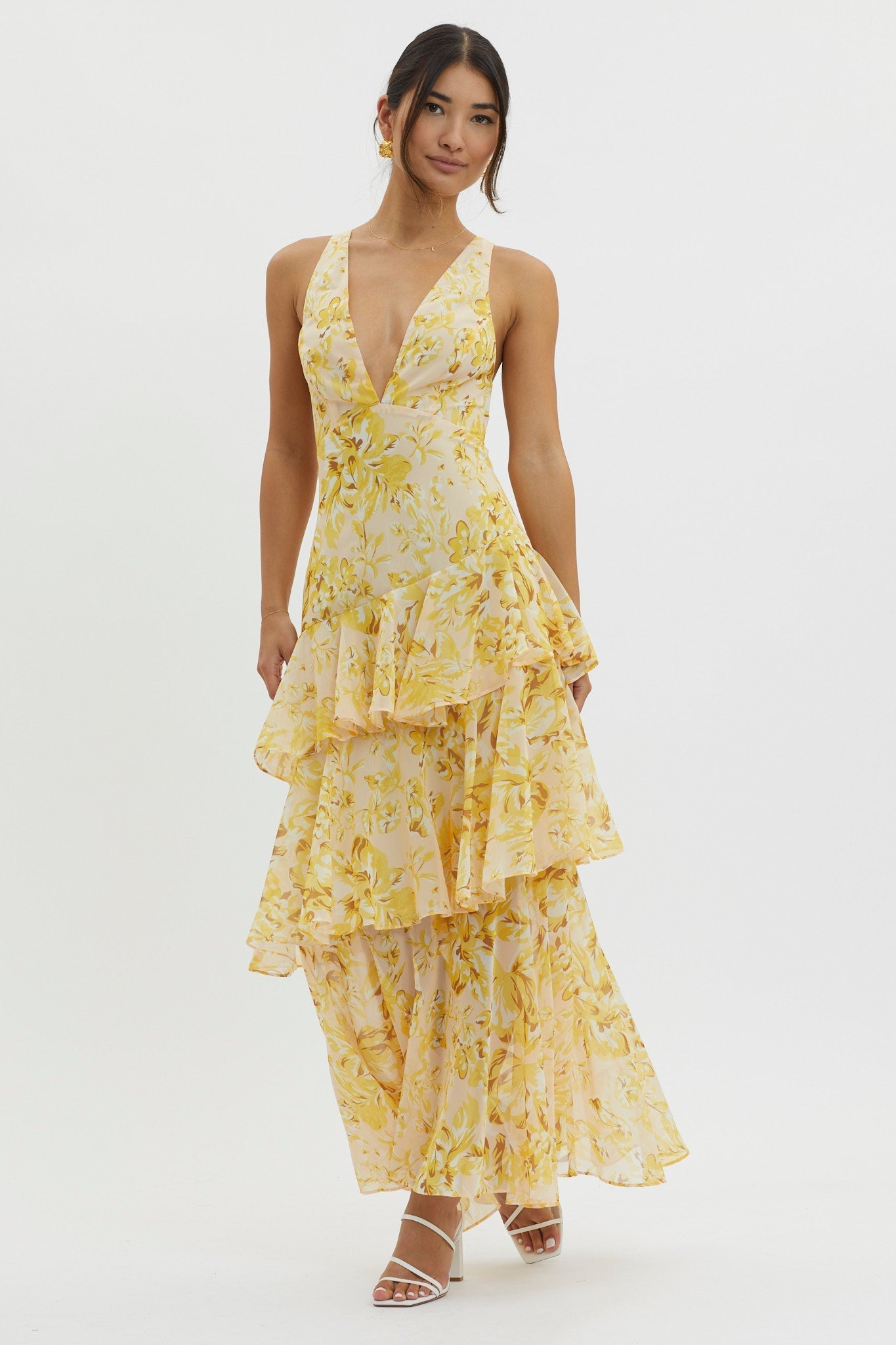 Faye™ - Bloom Shift Midi Jurk