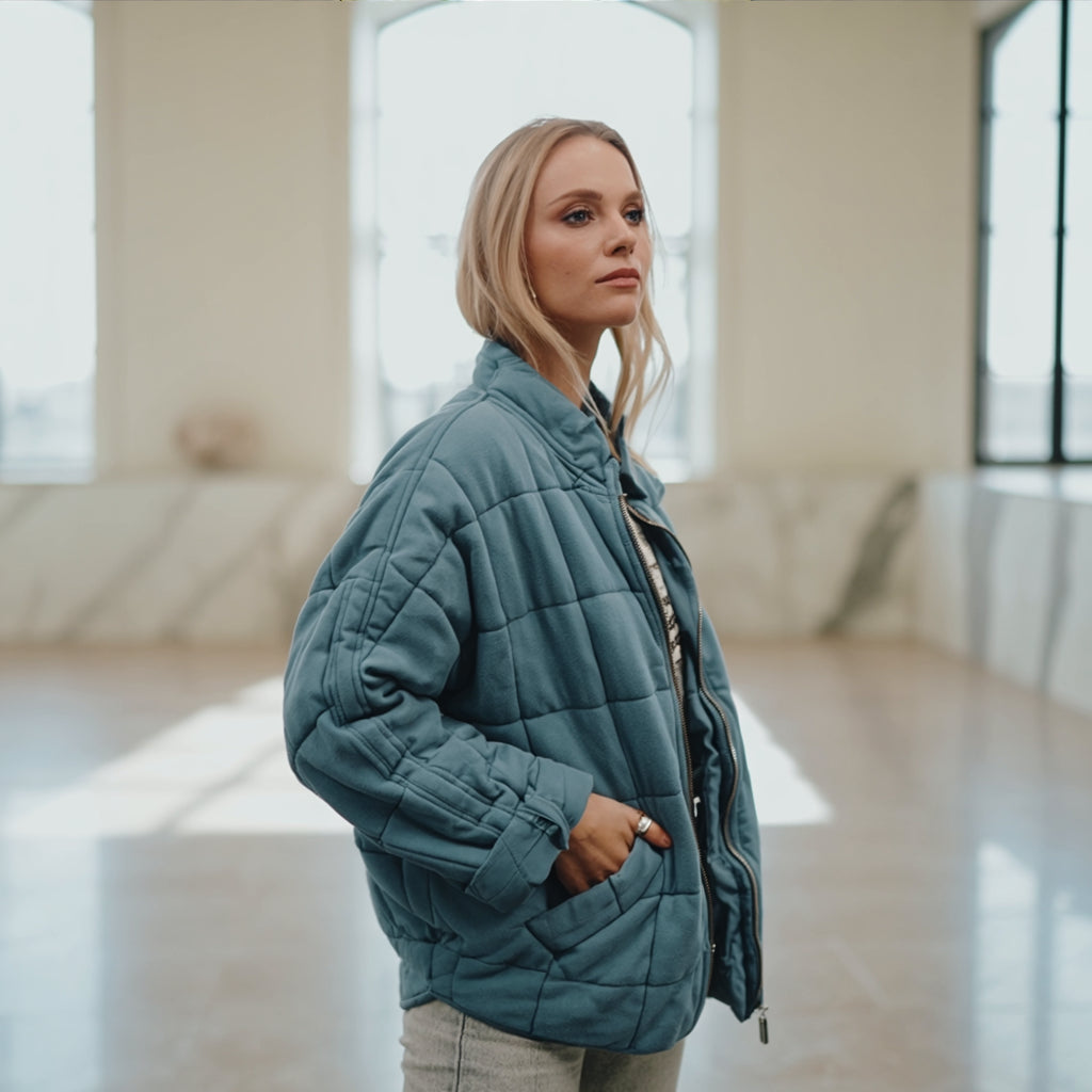 Josiane™ - Gewatteerde jas met elegante oversized look