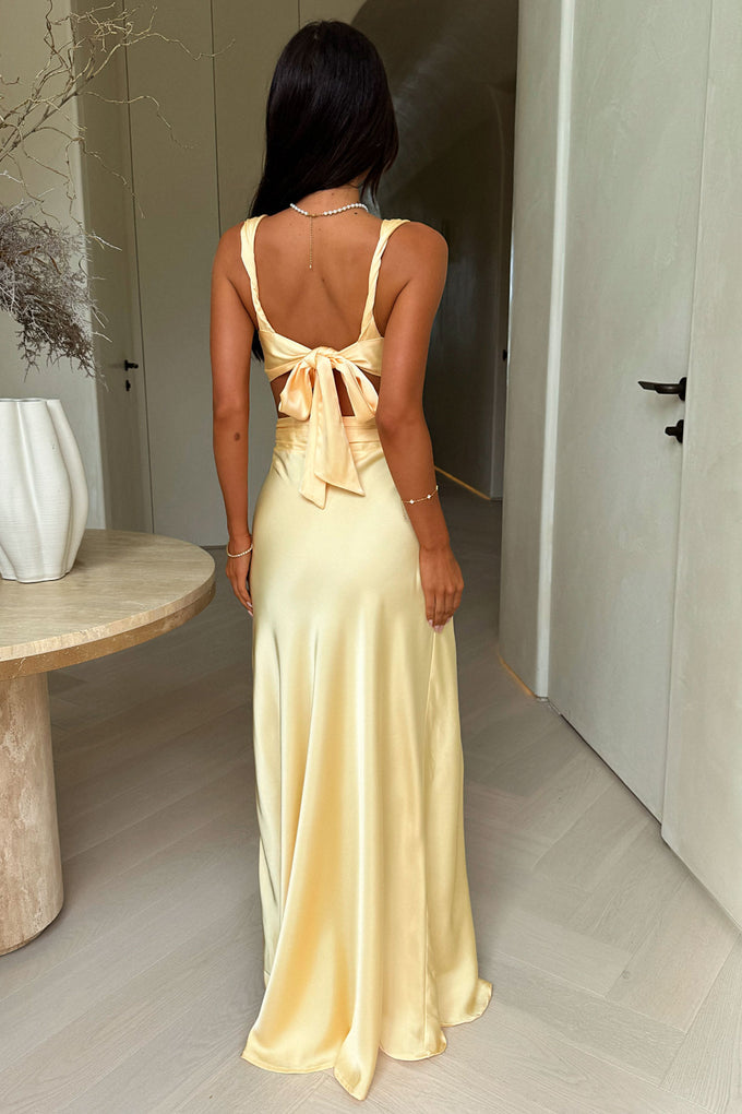 Maria – Maxi-jurk met diepe V-hals